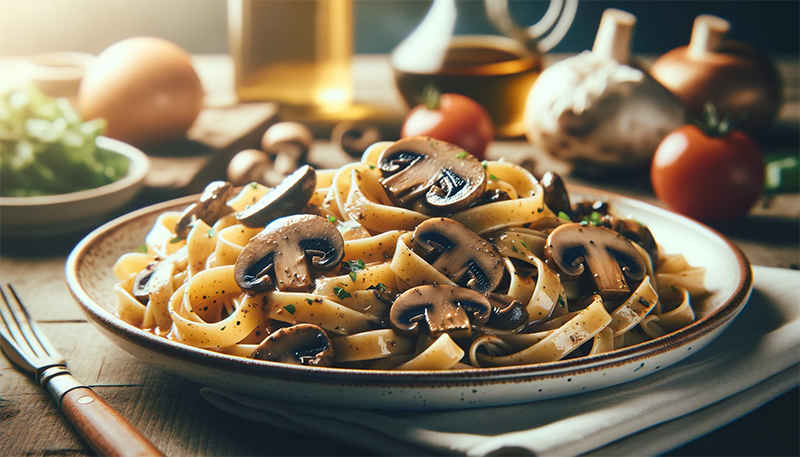 tagliatelle ai funghi